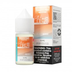 Naked 100 MAX Peach Mango Ice Tobacco-Free Nicotine Salt E-Juice 30ml