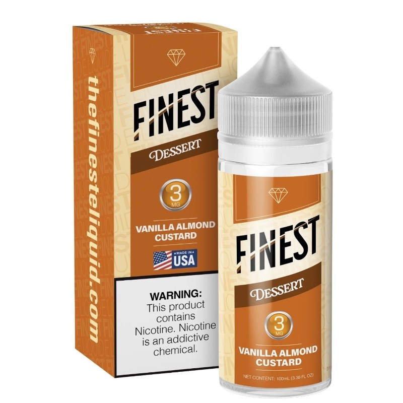 3mg vanilla almond custard dessert edition e-juice 100ml