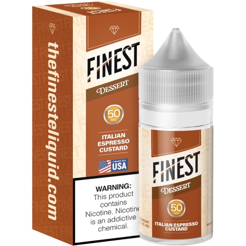 50mg italian espresso custard nic dessert edition e-juice 30ml