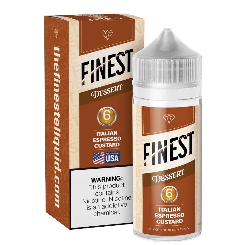 6mg italian espresso custard dessert edition e-juice 100ml