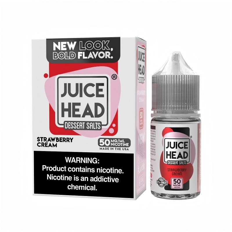 50mg strwaberry cream juice head dessert salts e-juice 30ml