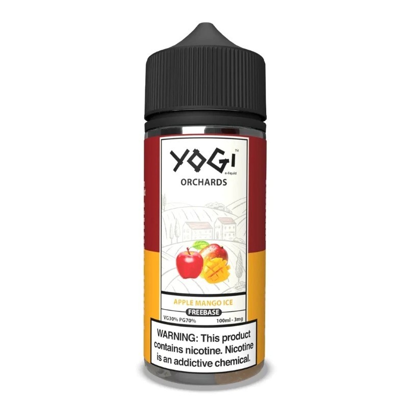 3mg apple mango ice yogi orchards e-juice 100ml