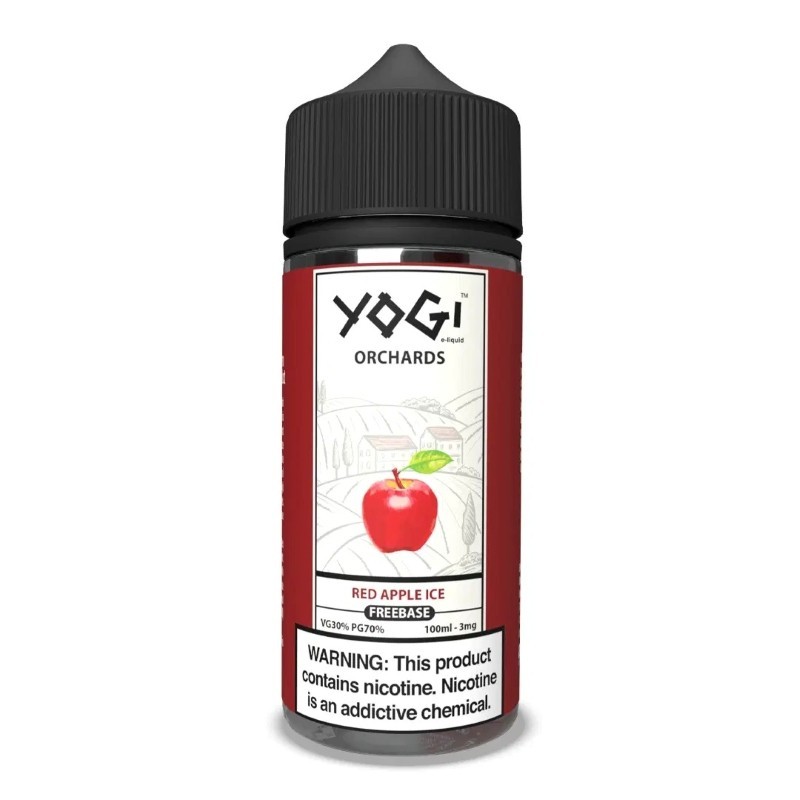3mg red apple ice yogi orchards e-juice 100ml