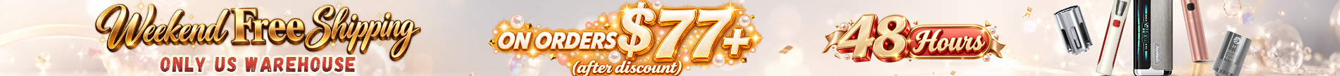 Weekend Free Shipping $77+